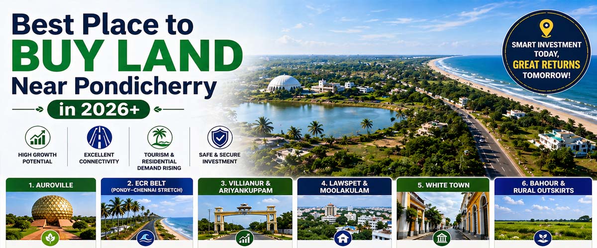 Best Place to Buy Land Near Pondicherry in 2026