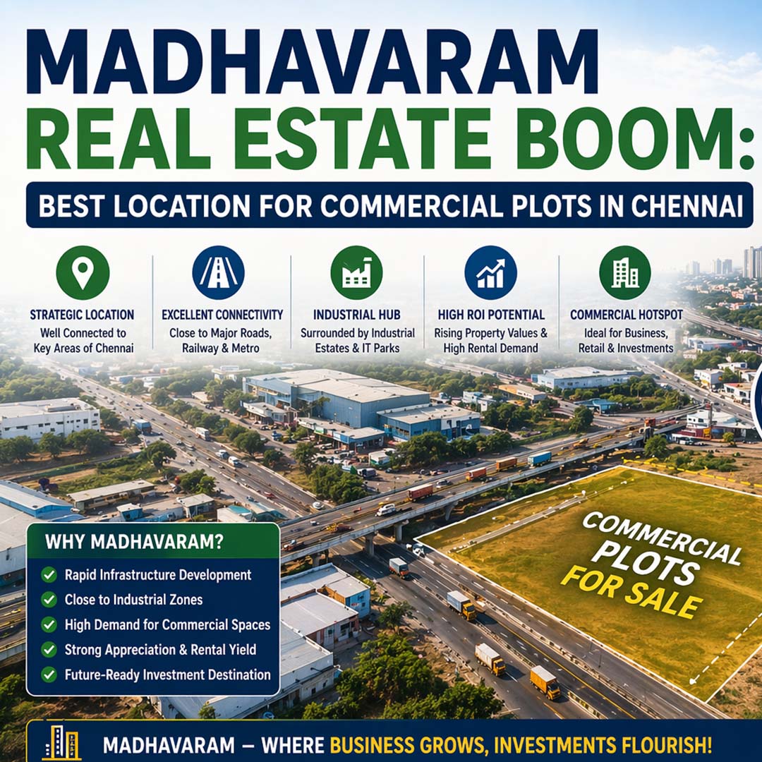 Madhavaram Real Estate Boom: Best Location for Commercial Plots in Chennai