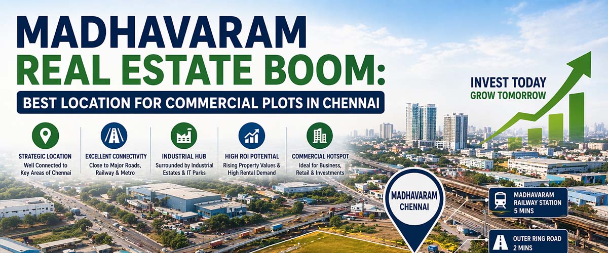 Madhavaram Real Estate Boom: Best Location for Commercial Plots in Chennai