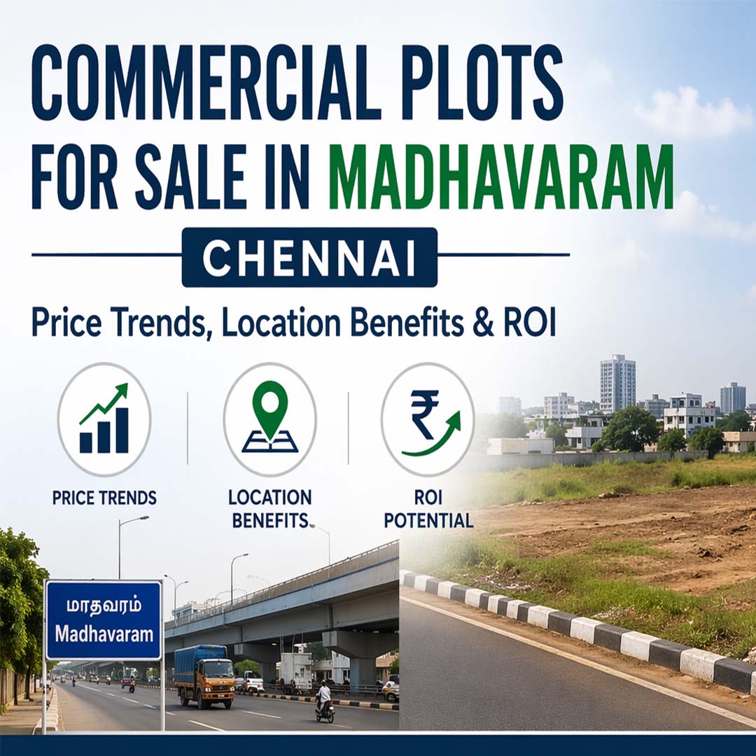Commercial Plots for Sale in Madhavaram Chennai – Price Trends, Location Benefits & ROI