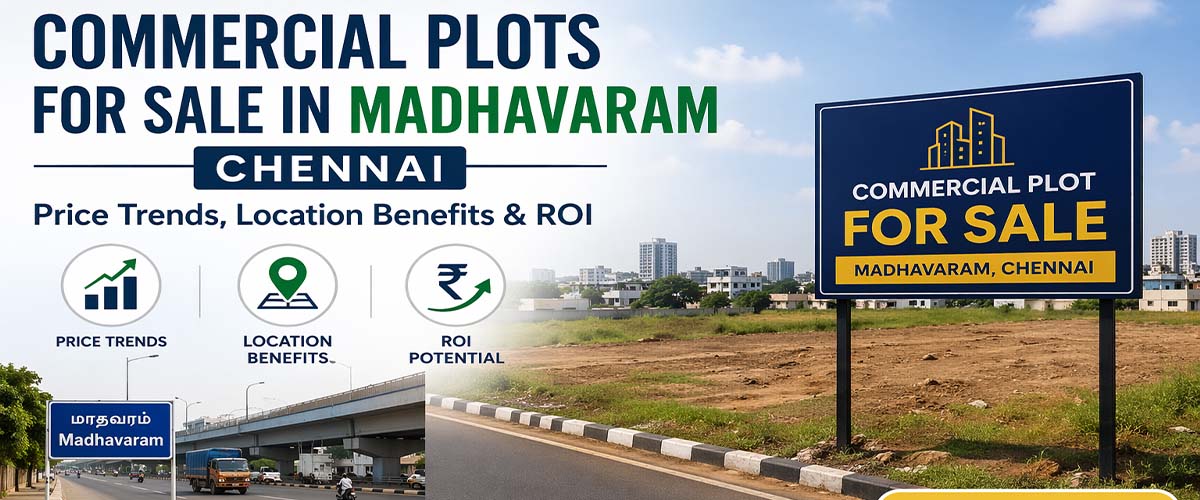 Commercial Plots for Sale in Madhavaram Chennai – Price Trends, Location Benefits & ROI