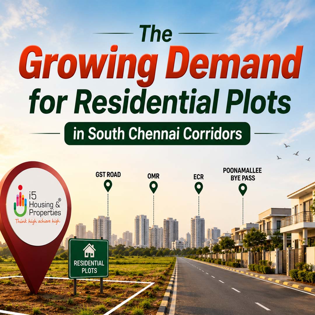 The Growing Demand for Residential Plots in South Chennai Corridors