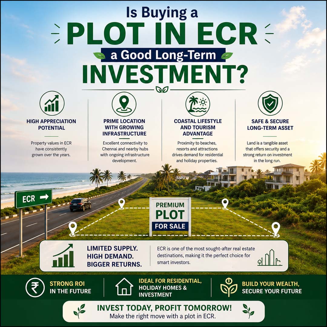 Is Buying a Plot in ECR a Good Long-Term Investment?