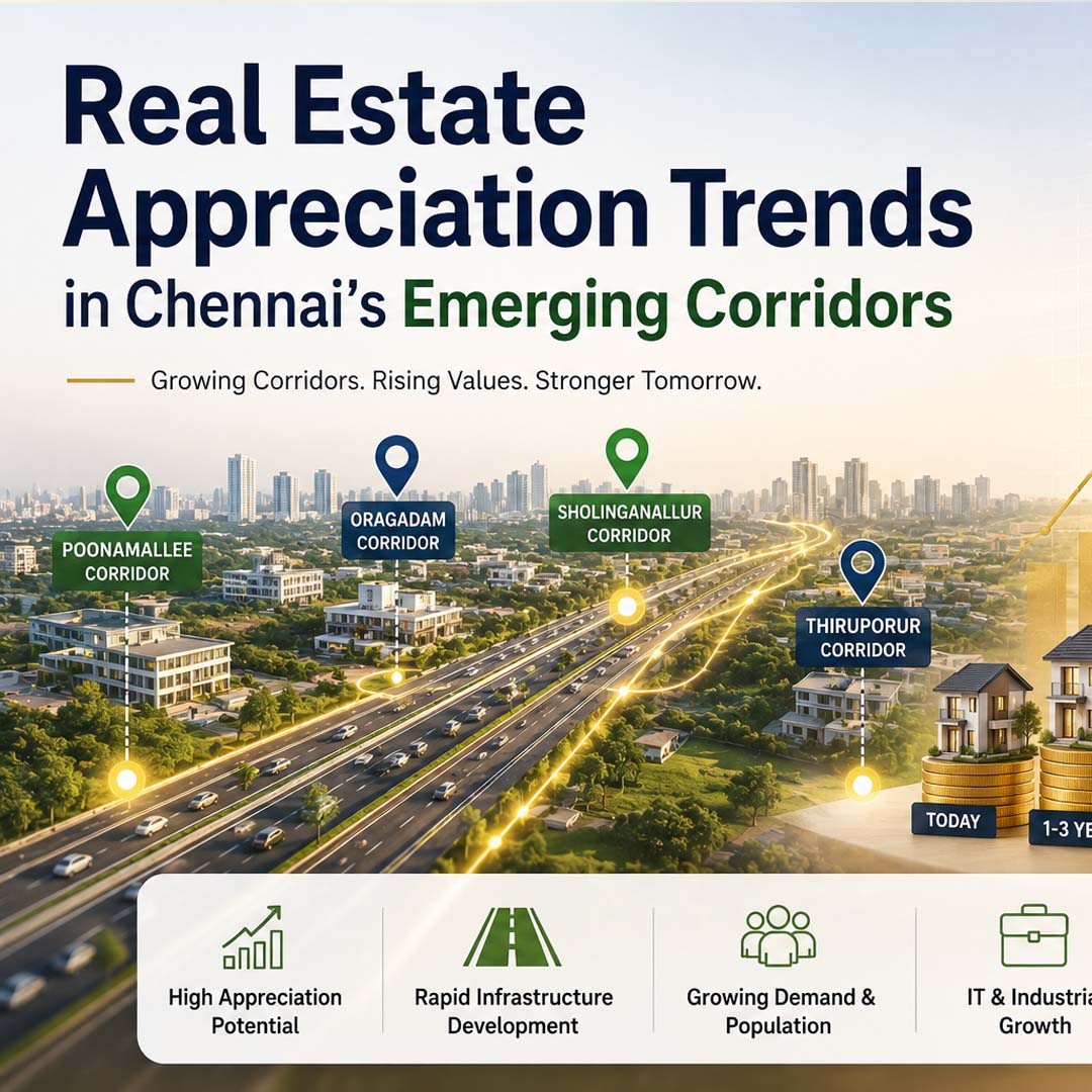 Real Estate Appreciation Trends in Chennai's Emerging Corridors