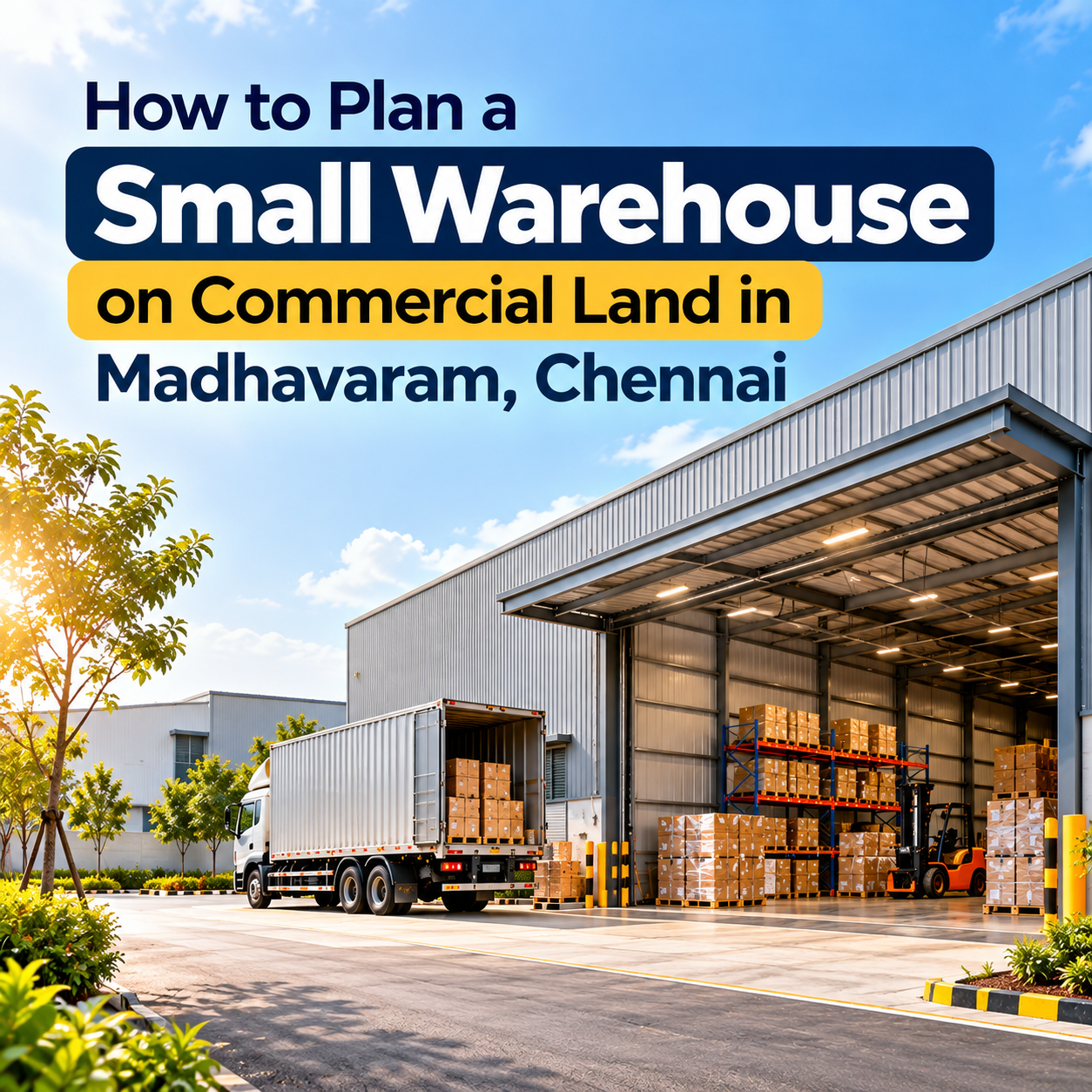 Small Warehouse Planning on Commercial Land in Madhavaram