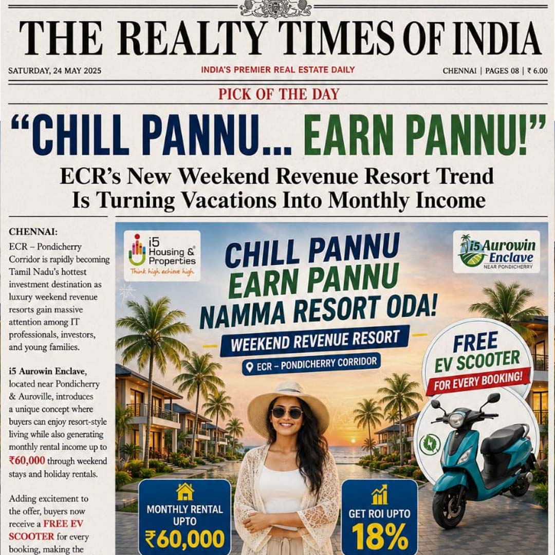 Weekend Revenue Resort in ECR – Resort Investment Near Pondicherry