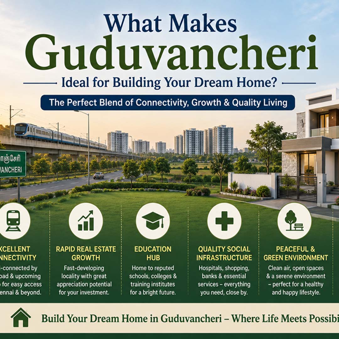 What Makes Guduvancheri Ideal for Building Your Dream Home?