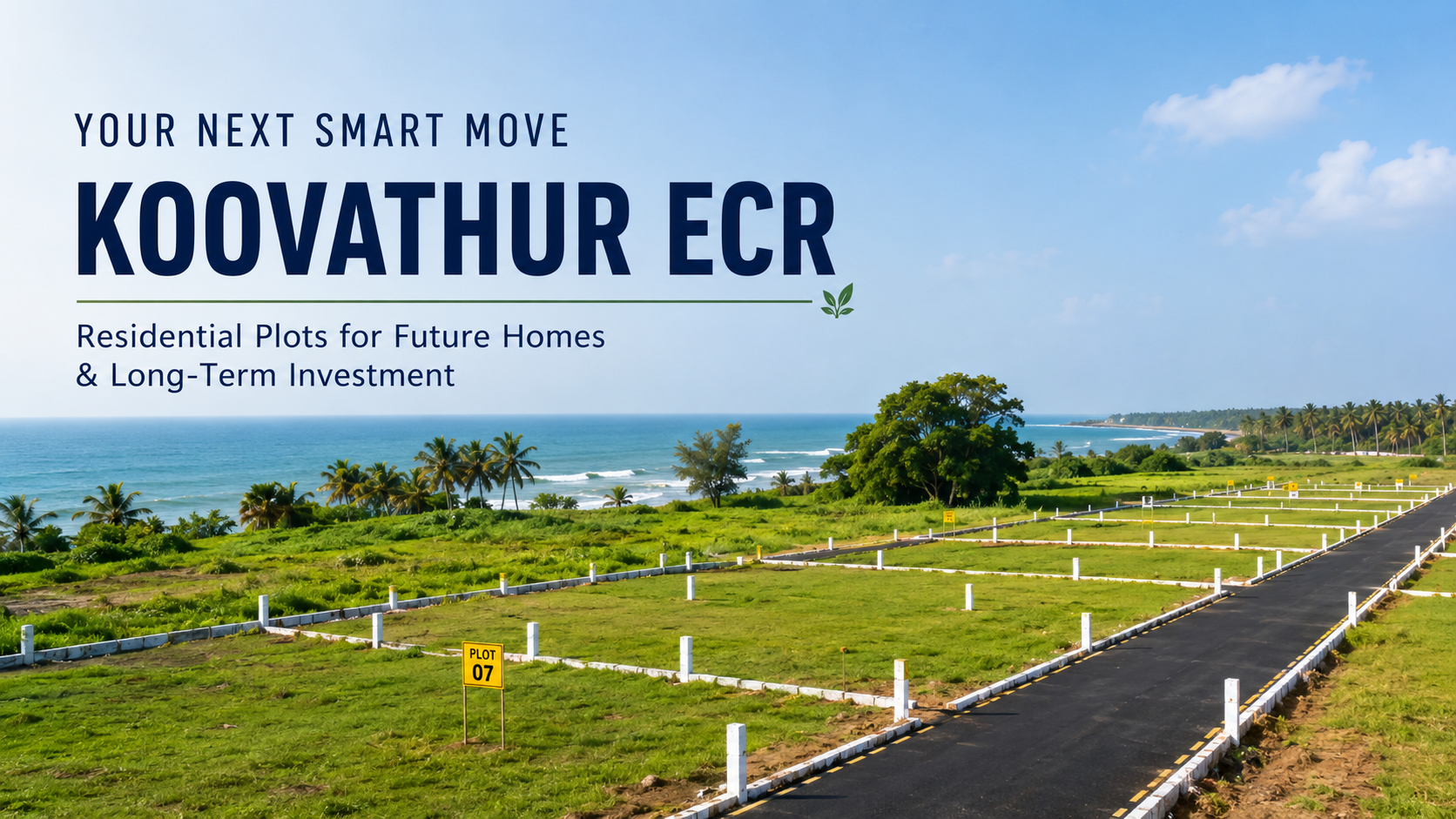 Why Koovathur ECR Is Ideal for Residential Plot Investment