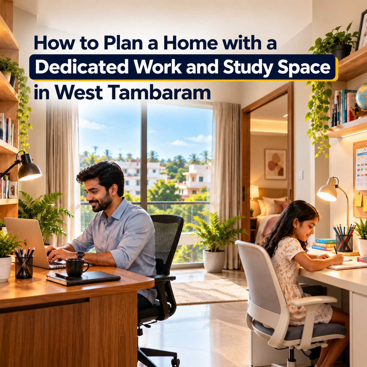 How to Plan a Home with a Dedicated Work and Study Space in West Tambaram