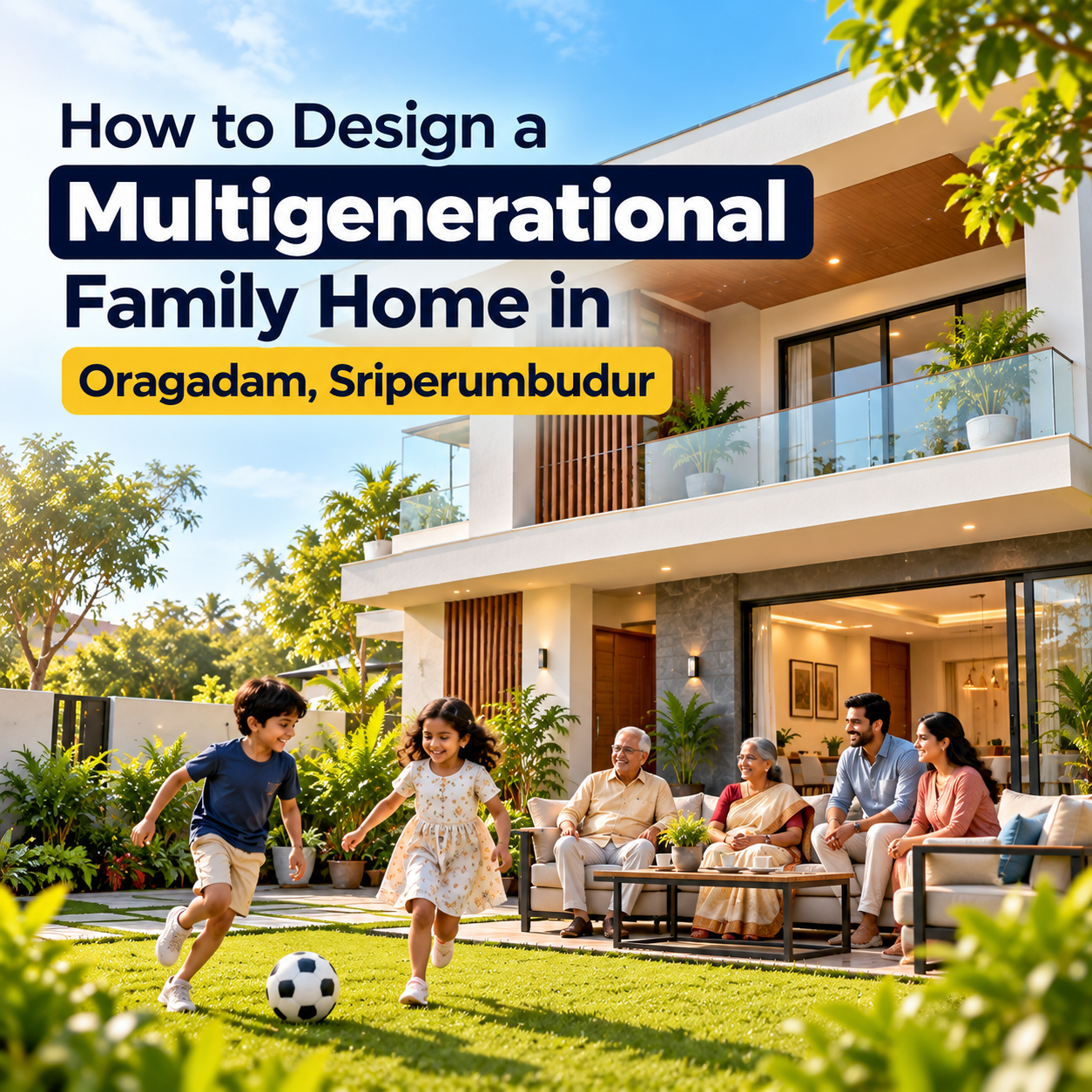 How to Design a Multigenerational Family Home in Oragadam, Sriperumbudur